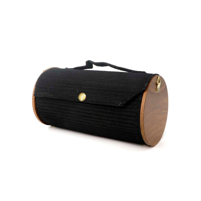 Buy Black Sea Round Clutch | Shop Verified Sustainable Womens Bag on Brown Living™