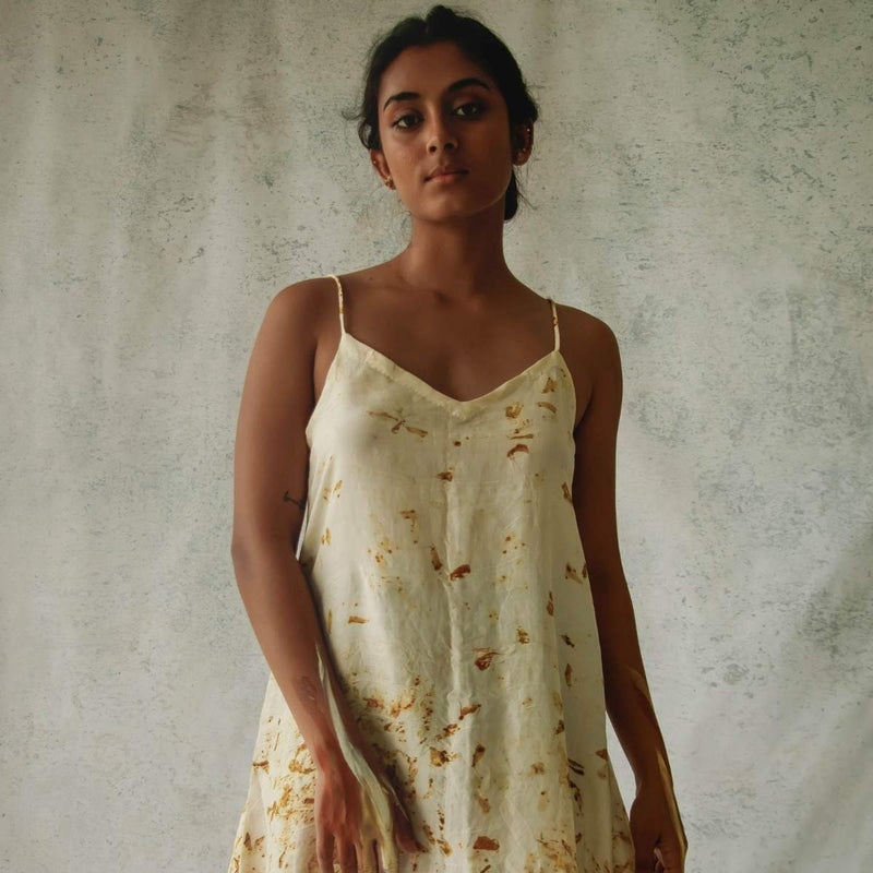 Buy Blooms Of Fall | Short Slip Dress | Shop Verified Sustainable Womens dress on Brown Living™