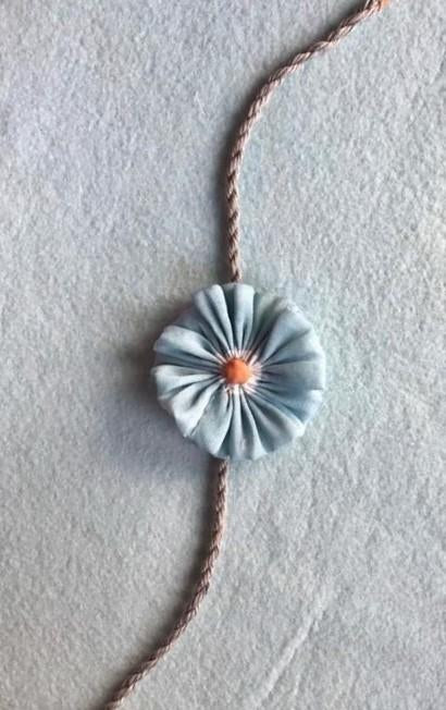 Buy Blue Daisy Rakhi | Shop Verified Sustainable Rakhi on Brown Living™