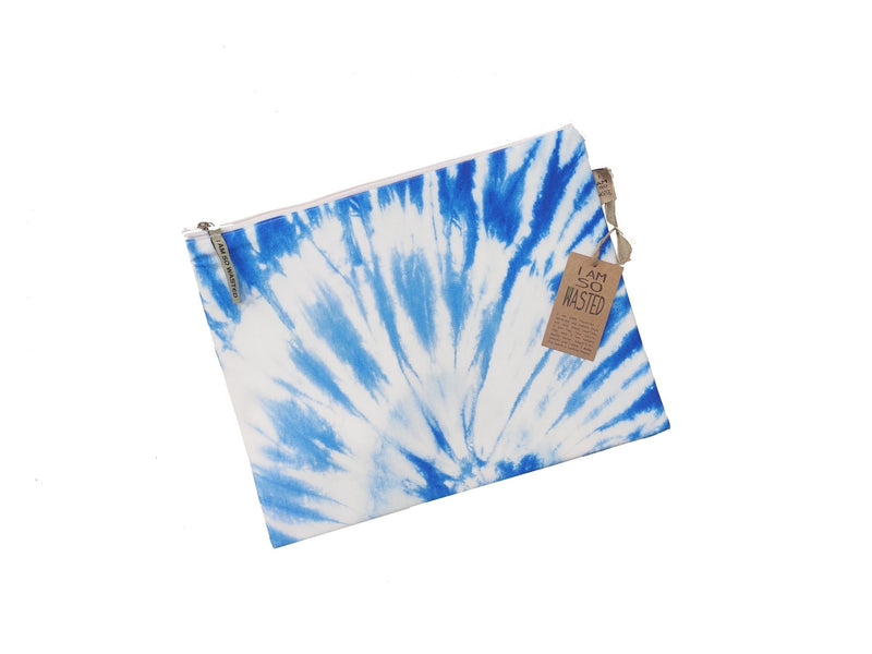 Blue Tie and Dye Laptop Sleeve | Verified Sustainable Laptop Sleeve on Brown Living™