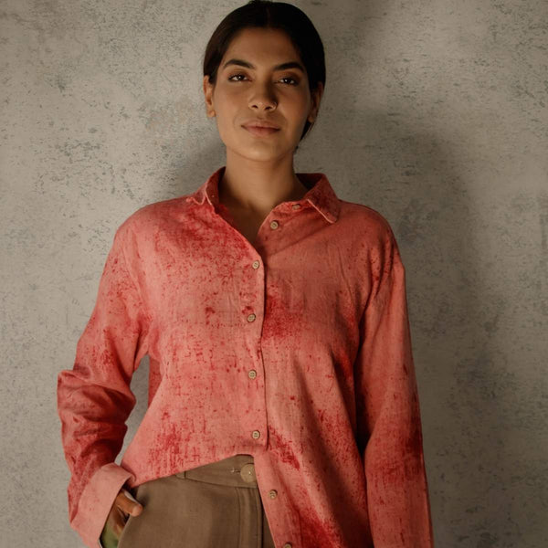 Buy Blush | Classic Shirt | Shop Verified Sustainable Womens top on Brown Living™