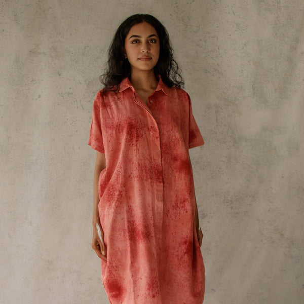 Buy Blush | Shirt Dress | Shop Verified Sustainable Womens dress on Brown Living™