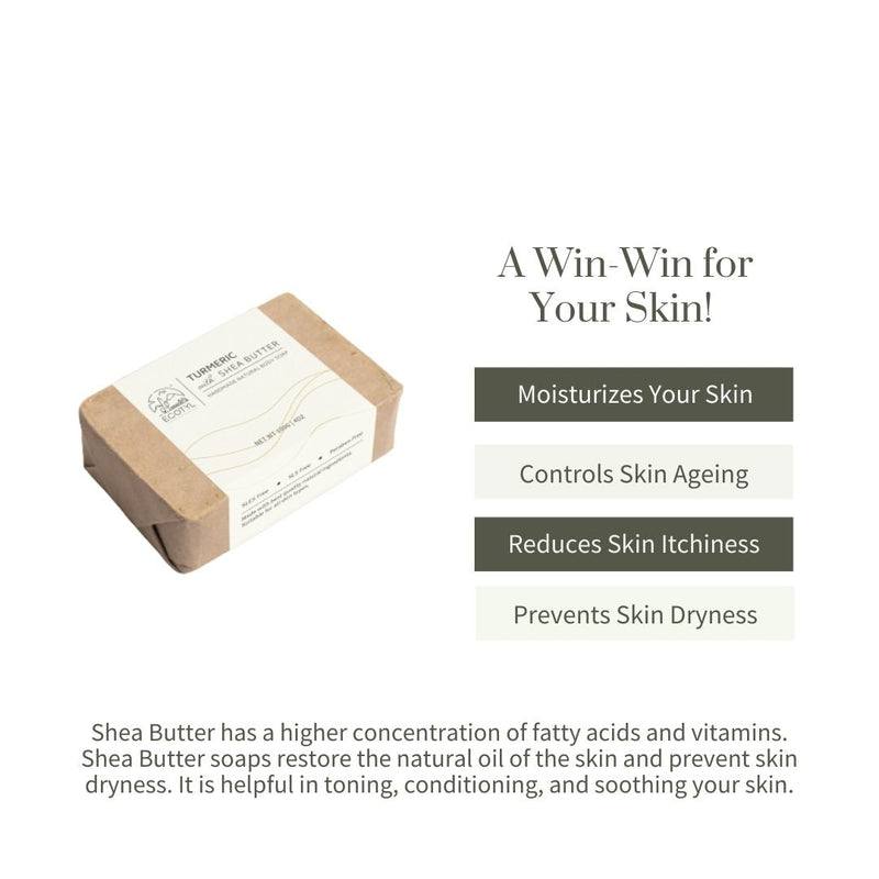 Buy Body Soap (Shea Butter - Turmeric) | Shop Verified Sustainable Body Soap on Brown Living™