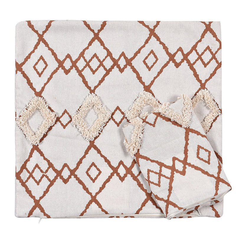 Bohemian Fusion Cushion Cover - Set of 2 | Verified Sustainable Covers & Inserts on Brown Living™