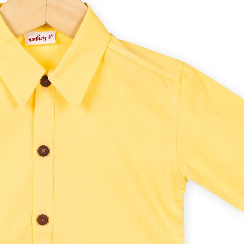 Buy Bumblebee Formal Shirt for Boys | Kids clothing | Shop Verified Sustainable Kids Shirts on Brown Living™