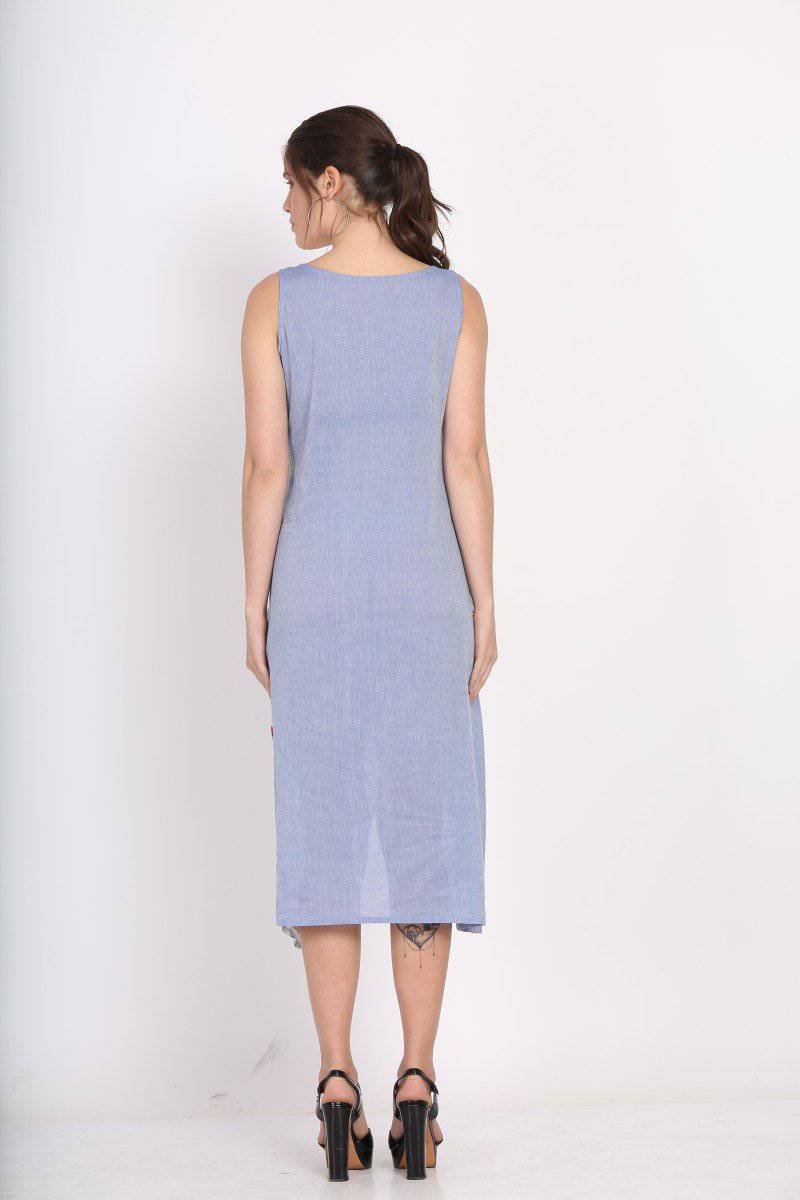 Buy Calf-Length Drape Dress | Shop Verified Sustainable Womens Dress on Brown Living™