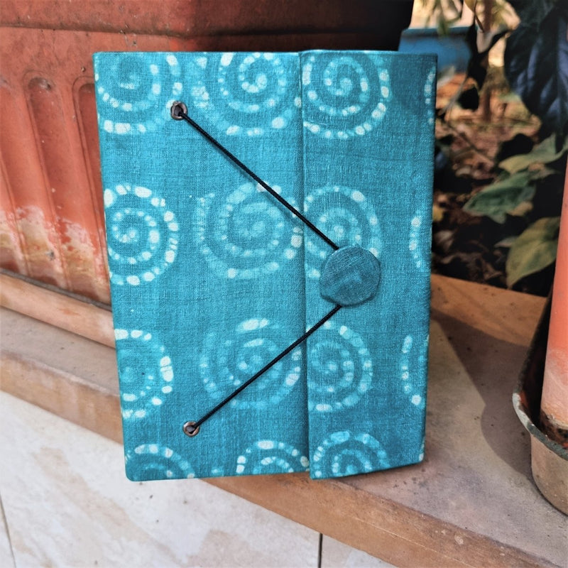 Buy Calmness - Upcycled Handloom Fabric Journal | Shop Verified Sustainable Notebooks & Notepads on Brown Living™