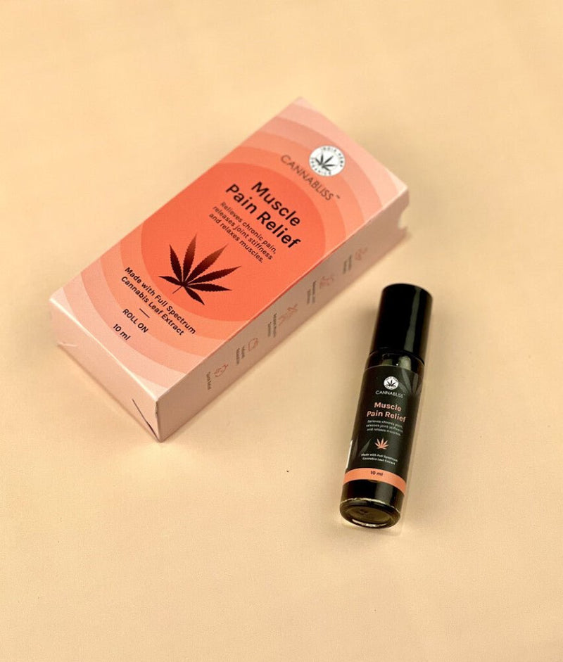 Buy Cannabliss Muscle Relief - 10 ML | Shop Verified Sustainable Essential Oils on Brown Living™