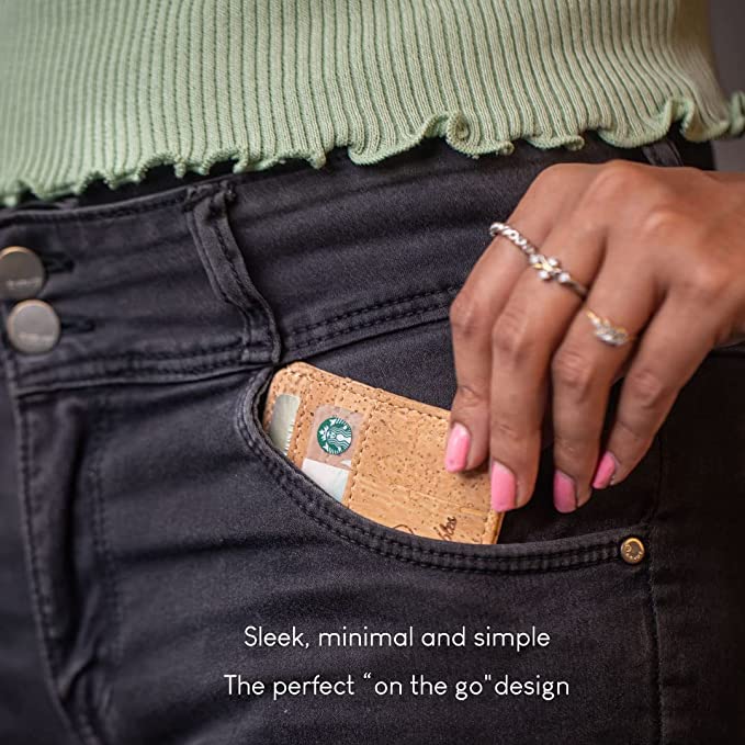 Buy Canyon Cardholder | Premium Cork Cardholder | 6 Card Slots | Cork | Shop Verified Sustainable Card Sleeves on Brown Living™