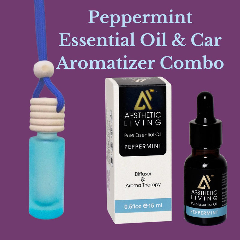 Buy Car Aromatizer or Diffuser Bottle (Neon Tube shape - 6ml + 15 ml Essential Oil) | Shop Verified Sustainable Products on Brown Living