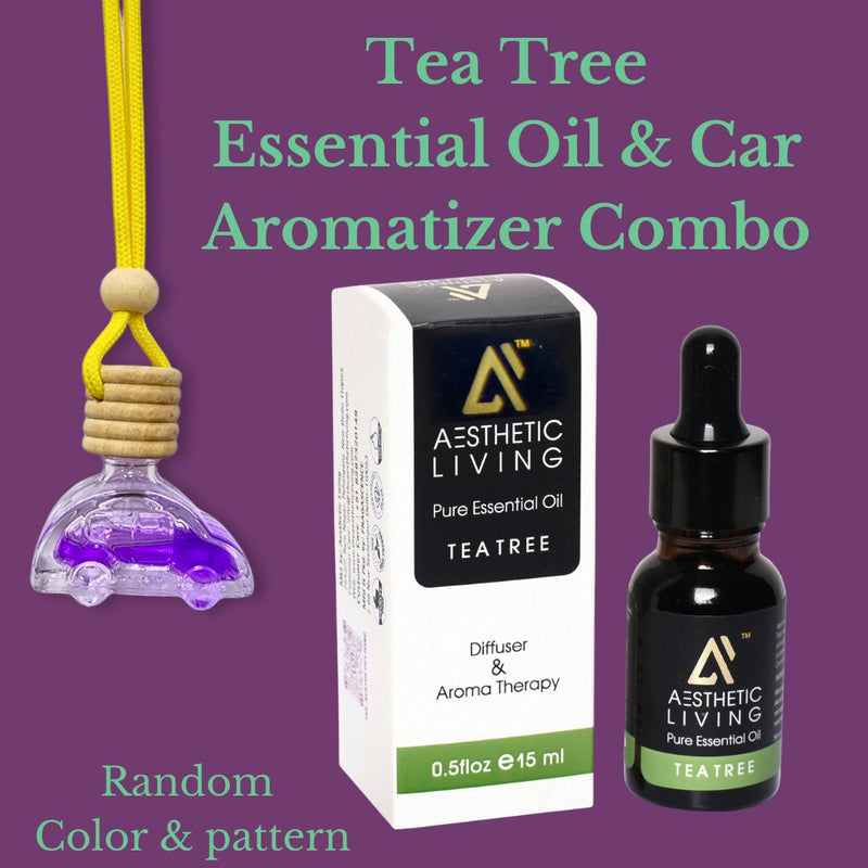 Car Shaped Aromatizer Diffuser Bottle (10ml) with Essential Oil (15ml) | Verified Sustainable Essential Oils on Brown Living™