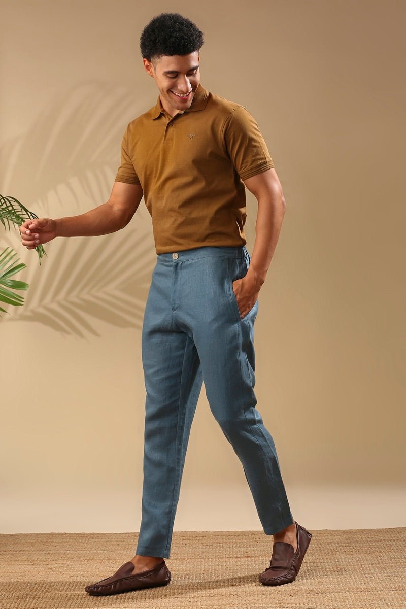 Buy Cedar Tailored Pants - Grey | Shop Verified Sustainable Mens Trousers on Brown Living™