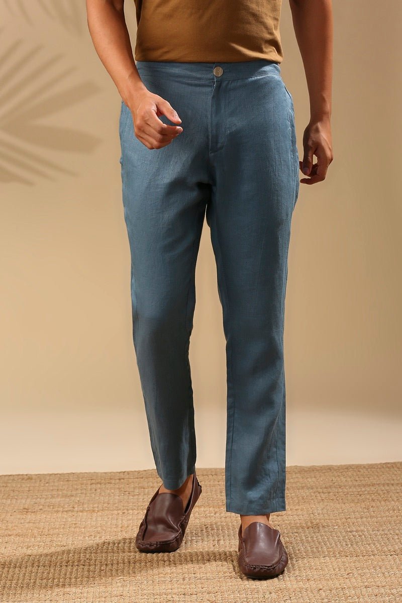 Buy Cedar Tailored Pants - Grey | Shop Verified Sustainable Mens Trousers on Brown Living™