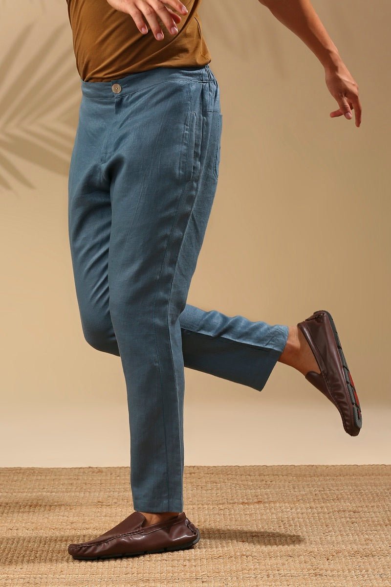 Buy Cedar Tailored Pants - Grey | Shop Verified Sustainable Mens Trousers on Brown Living™