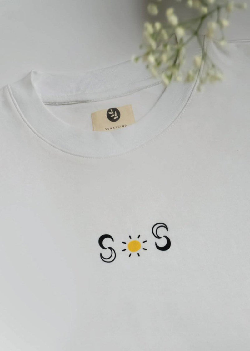 Buy Celestial SOS Organic Cotton T-shirt | Shop Verified Sustainable Womens T-Shirt on Brown Living™