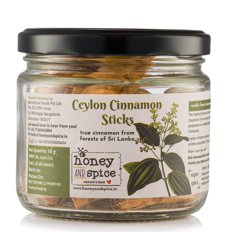 Ceylon Cinnamon Sticks- 50G | Verified Sustainable Seasonings & Spices on Brown Living™