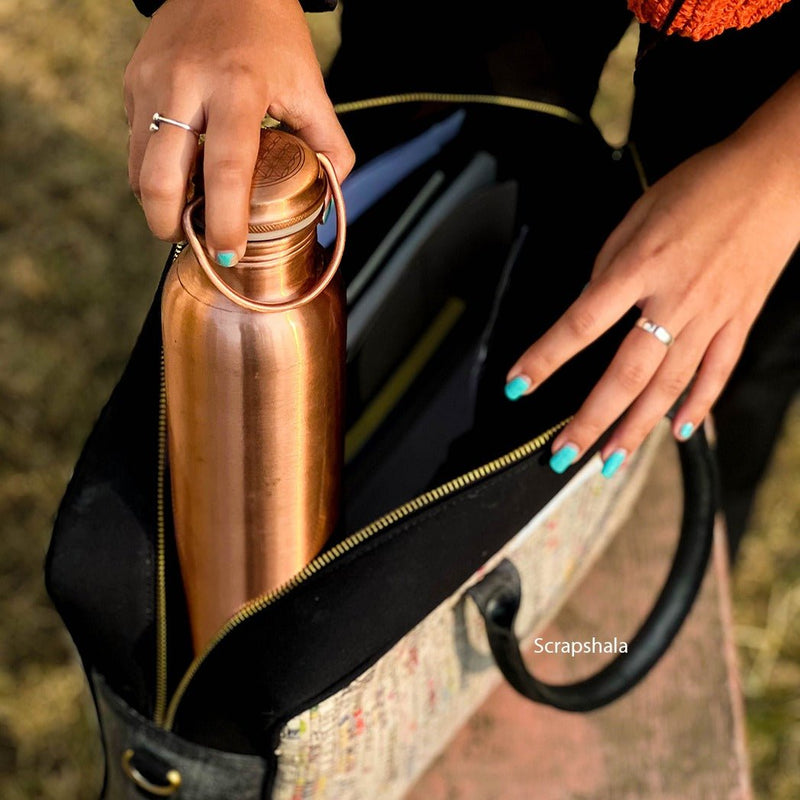 Buy Charcha Office Laptop Bag | Upcycled handloom textile | Shop Verified Sustainable Laptop Sleeve on Brown Living™