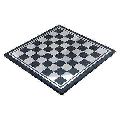 Buy Chess Board Game Black and Silver Finish 13.5" - Stout | Shop Verified Sustainable Learning & Educational Toys on Brown Living™