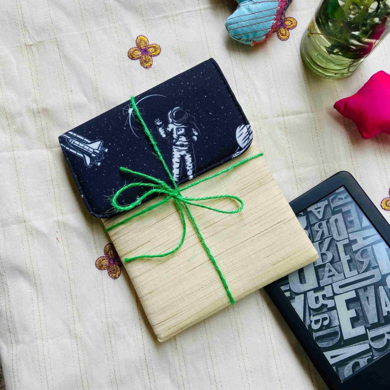 Buy Christmas Special Kindle Sleeve - Astronaut says hi on Christmas Night | Shop Verified Sustainable Tech Accessories on Brown Living™