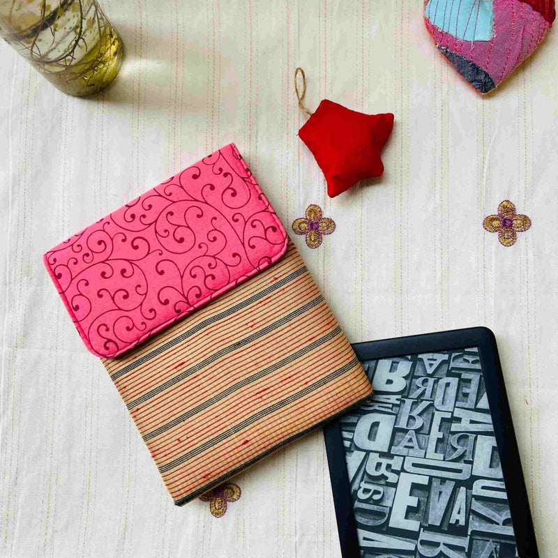 Buy Christmas Special Kindle Sleeve - Christmas Candy Rose with prints | Shop Verified Sustainable Tech Accessories on Brown Living™