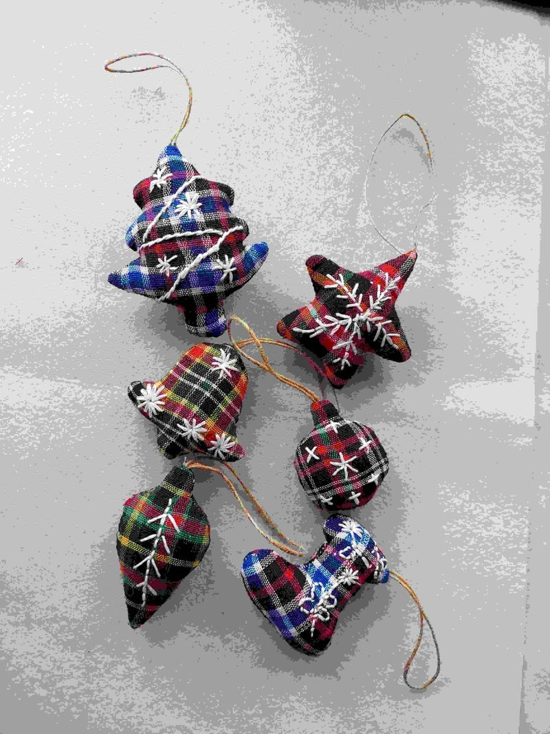 Buy Christmas Tree Ornaments (set of 6) | Shop Verified Sustainable Decor & Artefacts on Brown Living™