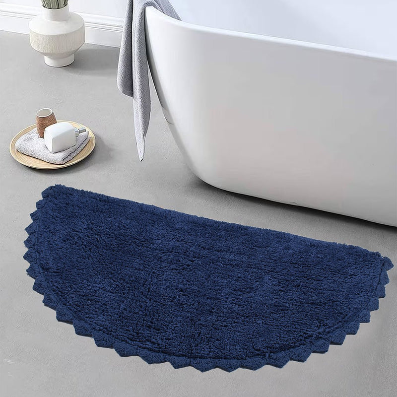 Cloud Walk Rectangle Bathmat - Blue | Verified Sustainable Mats & Rugs on Brown Living™