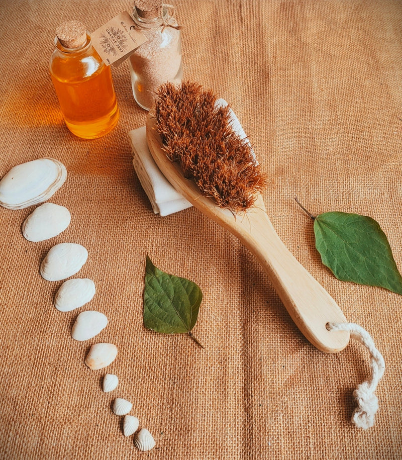 Coconut Fiber - Dry Body Brush | Verified Sustainable Bath Accessories on Brown Living™