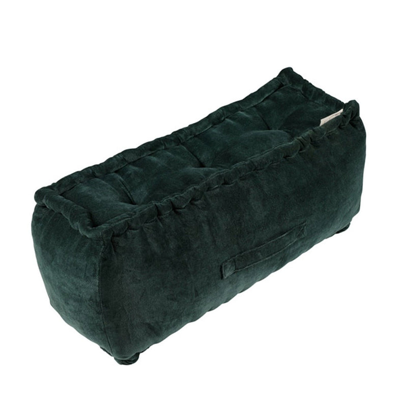 Buy Colour Blocking Velvet Bob (Green) | Shop Verified Sustainable Bedding on Brown Living™