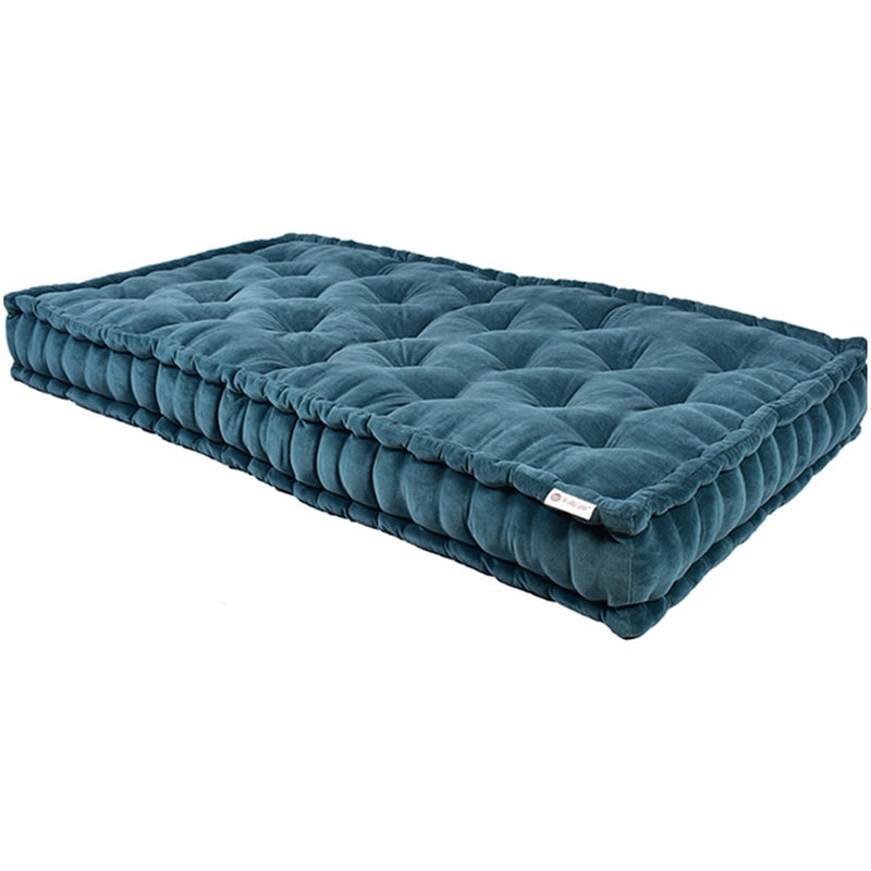 Buy Colour Blocking Velvet Mattress (Teal) | Shop Verified Sustainable Bedding on Brown Living™