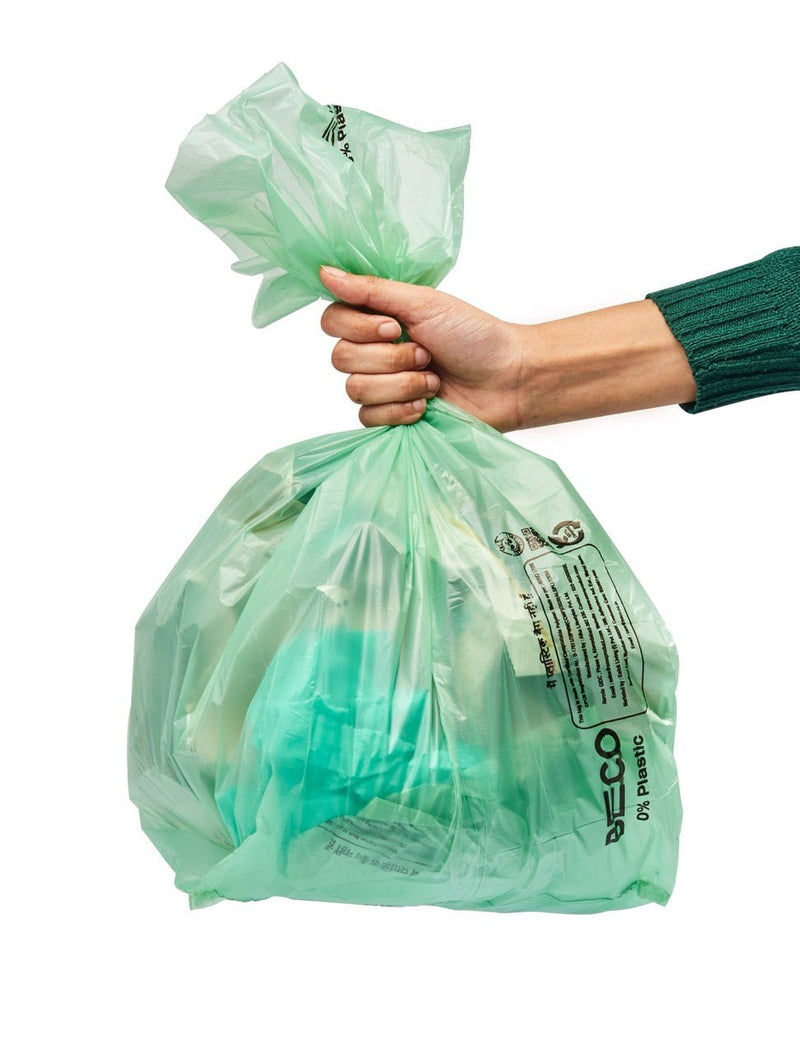 Compostable Garbage Bag Medium (15 Bags x Pack of 3) | Verified Sustainable Cleaning Supplies on Brown Living™