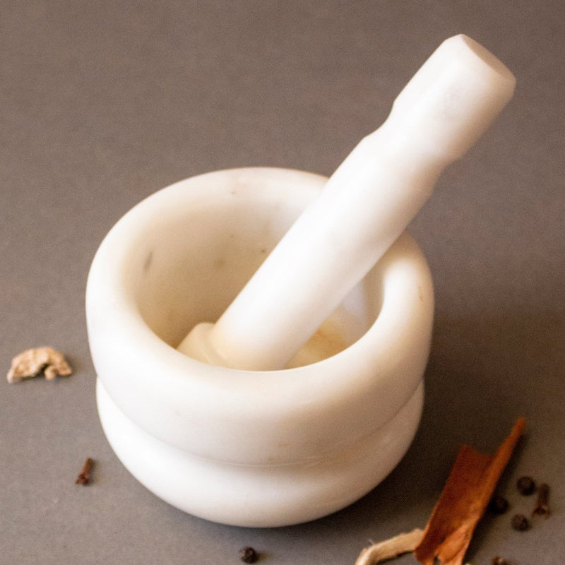 Buy Concentric Marble Mortar and Pestle | Shop Verified Sustainable Products on Brown Living