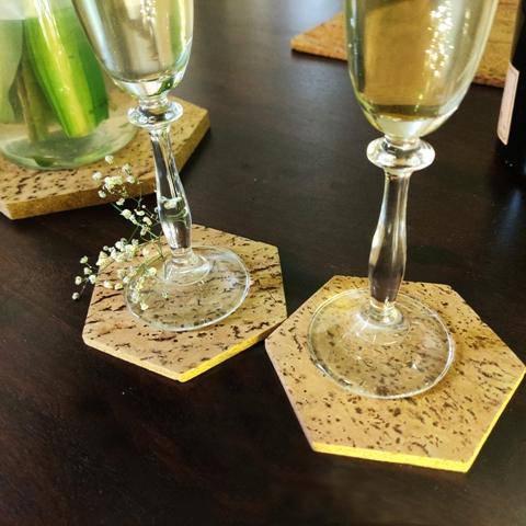 Buy Cork Coasters Set of 4 and 6 | Shop Verified Sustainable Table Essentials on Brown Living™