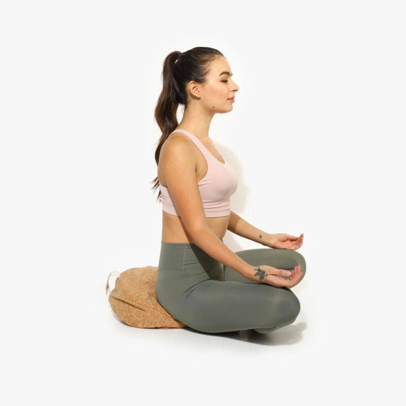 Buy Cork Zen Pillow | Shop Verified Sustainable Yoga Pillow on Brown Living™