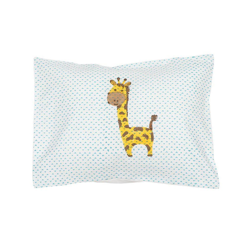 Buy Cot Bedding Set - My Best Friend The Giraffe - Blue | Shop Verified Sustainable Bed Linens on Brown Living™