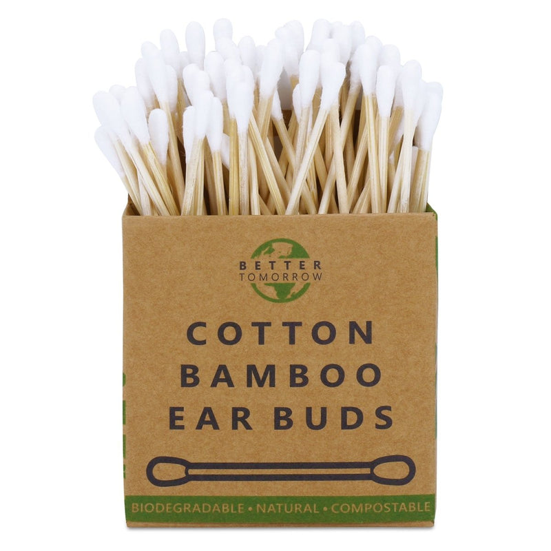 Buy Cotton Bamboo Earbuds - 3 Packs | Shop Verified Sustainable Ear Buds on Brown Living™