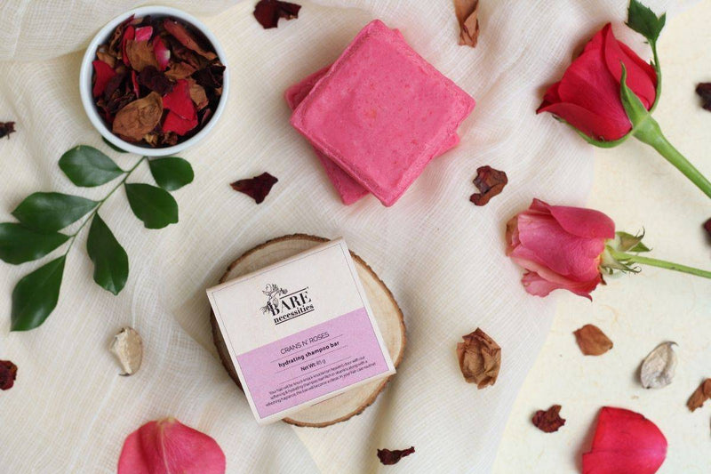 Buy Crans N' Roses Shampoo Bar - Vegan | Hydrating | Anti Frizz | Shop Verified Sustainable Hair Shampoo Bar on Brown Living™