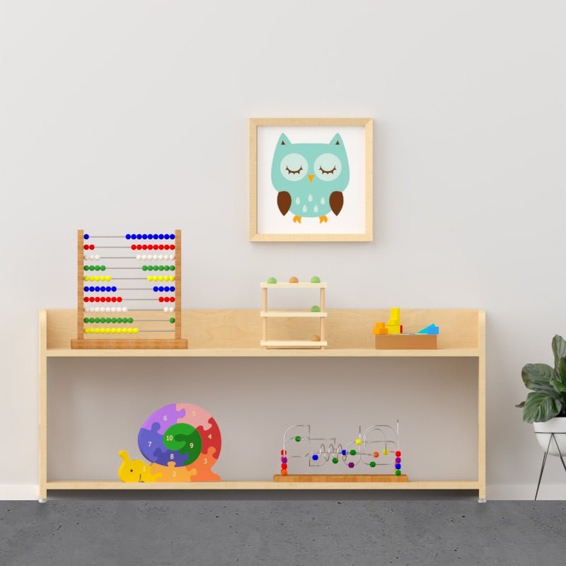 Buy Cream Strawberry Montessori Toddler Low Shelf | Shop Verified Sustainable Decor & Artefacts on Brown Living™