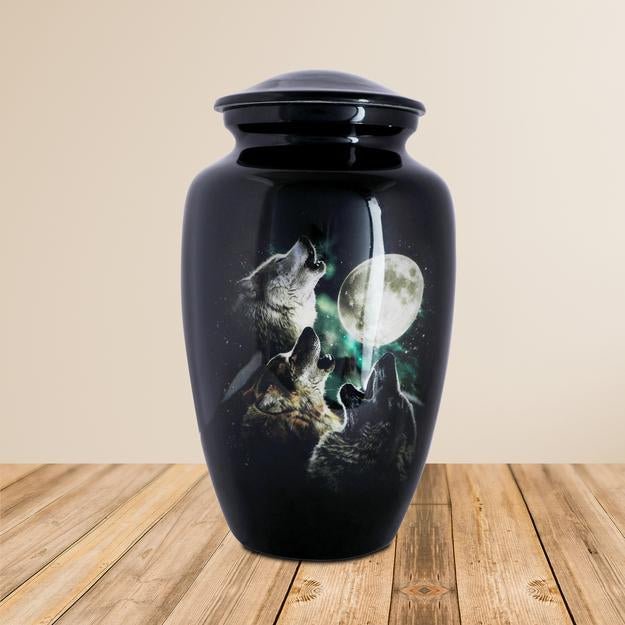 Buy Cremation Urns for Adult Ashes for Funeral, Aluminium | Shop Verified Sustainable Memorial Ceremony Supplies on Brown Living™