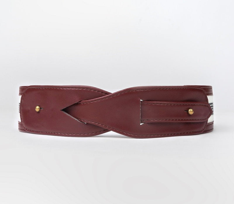 Buy Crossover Dressbelt made with cactus leather | Shop Verified Sustainable Womens Belt on Brown Living™