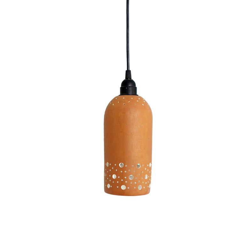 Buy CYL Straight 1 Handmade Terracotta Ceiling Light | Shop Verified Sustainable Products on Brown Living