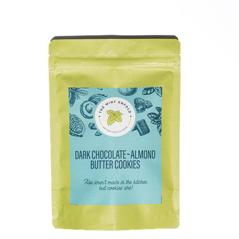 Buy Dark Chocolate - Almond Butter Cookies - Pack of 6 | Shop Verified Sustainable Bakery Items on Brown Living™