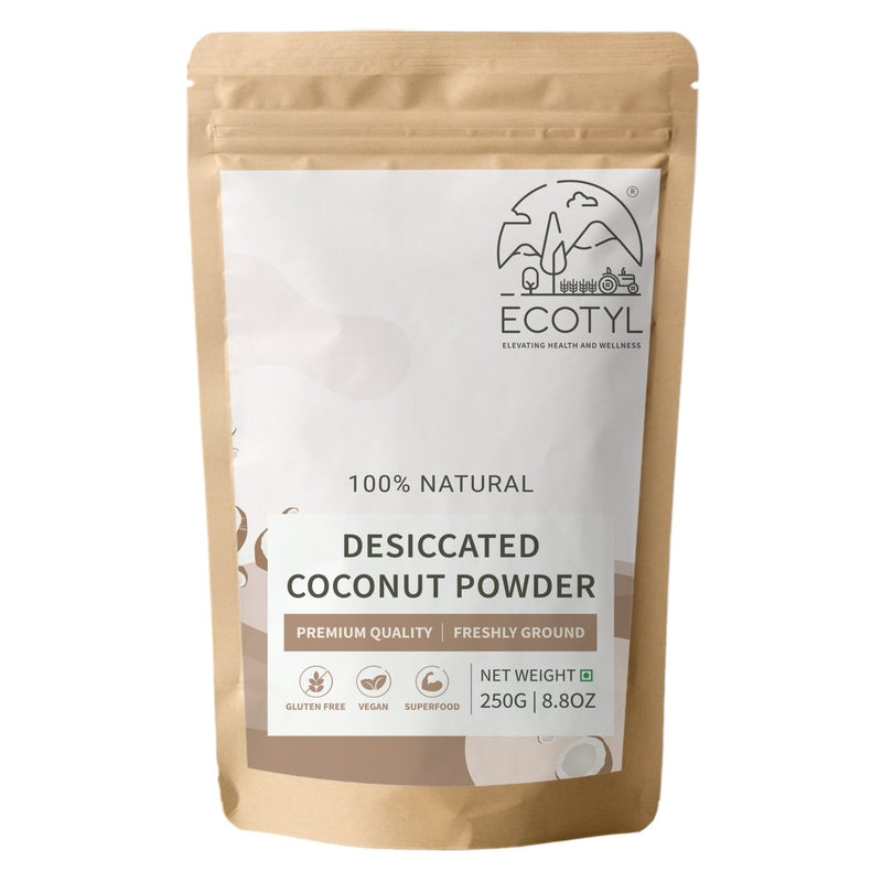 Buy Desiccated Unsweetened Coconut Powder | 250g | Shop Verified Sustainable Cooking & Baking Supplies on Brown Living™