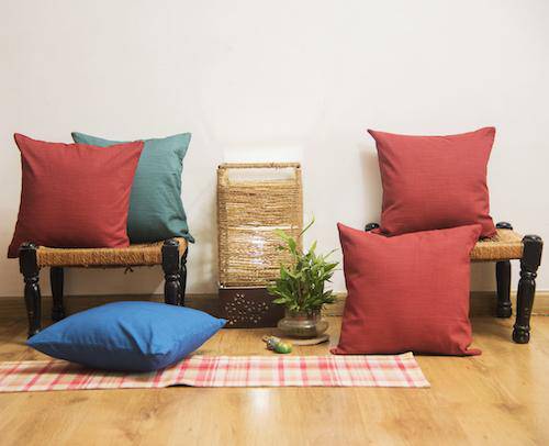 Buy Designer Cushion Cover with Premium Handmade Cotton Fabric | Shop Verified Sustainable Covers & Inserts on Brown Living™