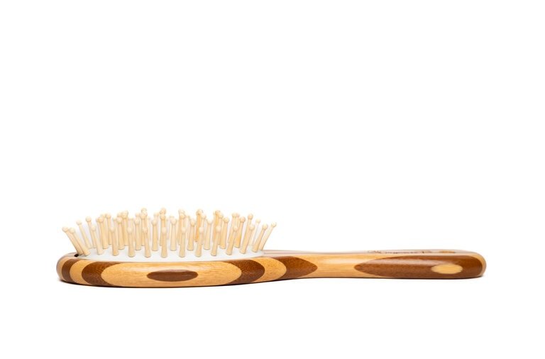 Detangling & Anti-frizz Eco-Glide Tulda Bamboo Paddle Hair Brush | Verified Sustainable Hair Brush on Brown Living™