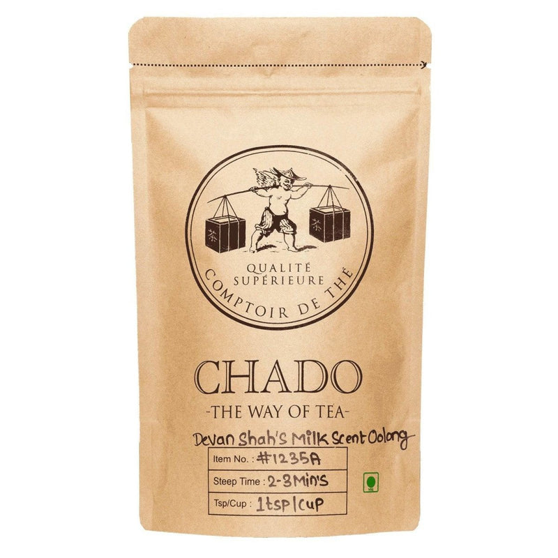 Buy Devan Shah's Milk Scent Oolong - 50g | Shop Verified Sustainable Tea on Brown Living™