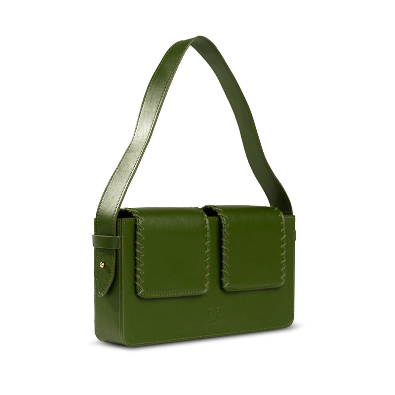 Double Flap Shoulder Bag | Verified Sustainable Womens Handbag on Brown Living™