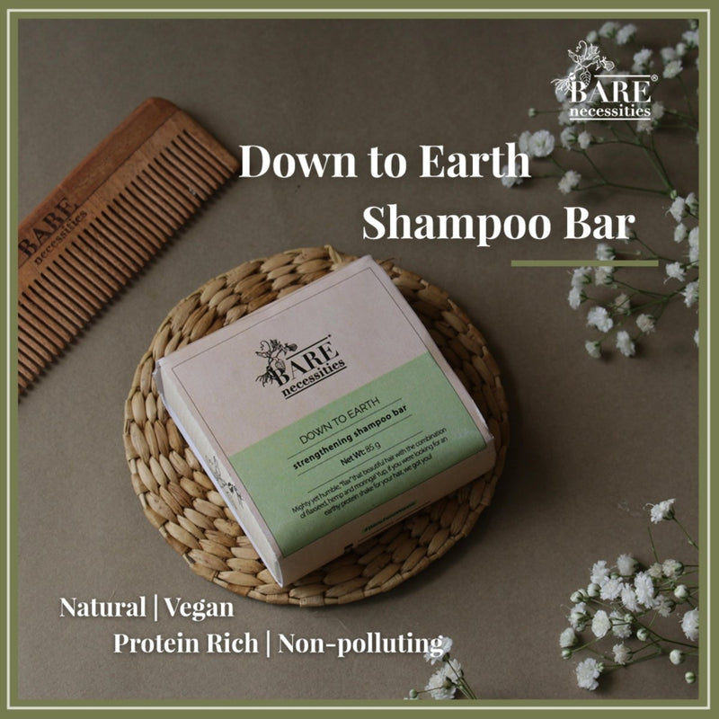 Buy Down to Earth Shampoo Bar | Anti Hairfall | For Men & Women - 85g | Shop Verified Sustainable Hair Shampoo Bar on Brown Living™