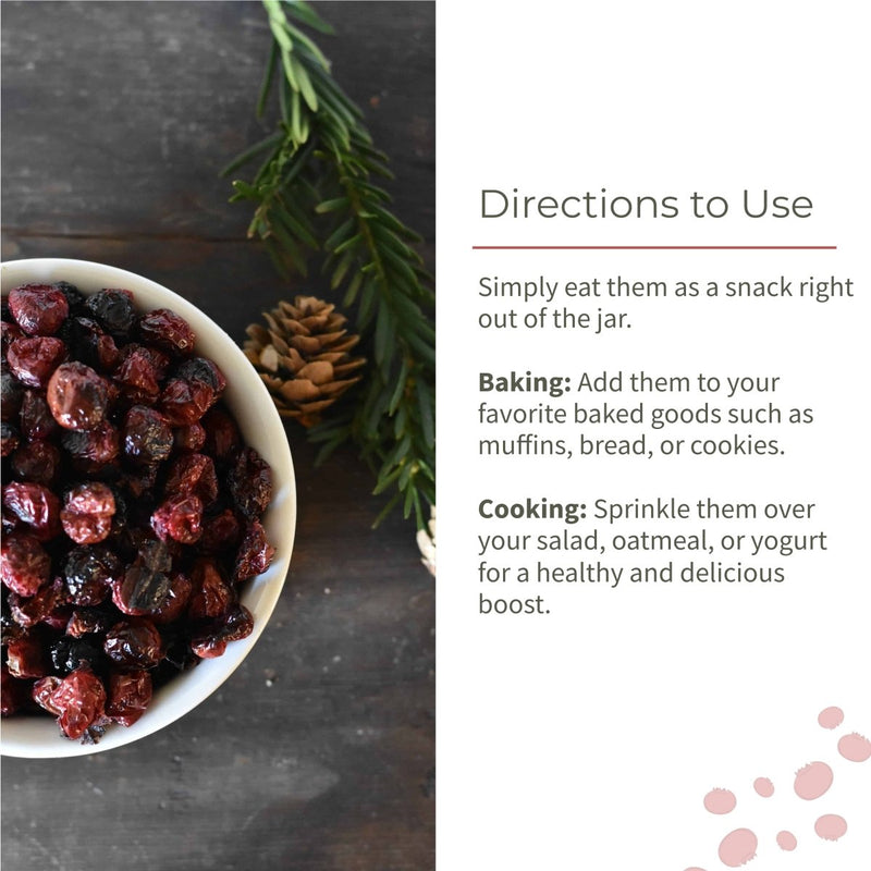 Buy Dried Cranberries | Seedless Dried Fruit | Healthy Snack | 150g | Shop Verified Sustainable Dried Fruits, Nuts & Seeds on Brown Living™