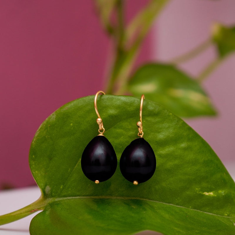 Buy Drop Baroque Shell Pearl Earrings | Shop Verified Sustainable Womens earrings on Brown Living™