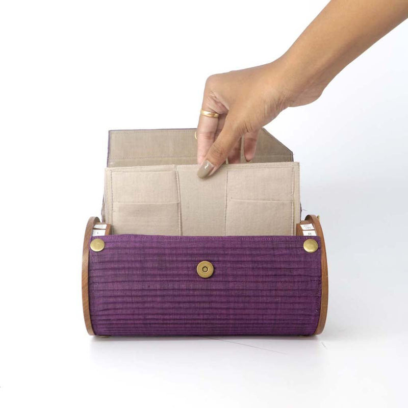 Buy Early Vale Round Clutch | Shop Verified Sustainable Womens Bag on Brown Living™